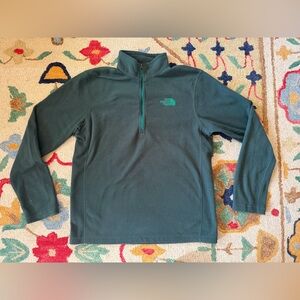 The North Face Green Quarter-Zip Pullover